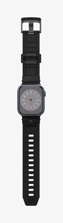 Immagine prodotto Spigen FASCICOLO RUGGED Apple Watch 4/5/6/7/8/SE (38/40/41MM) NERO OPACO (41 mm, 38 mm, 40 mm, Poliuretani termoplastici (TPU))