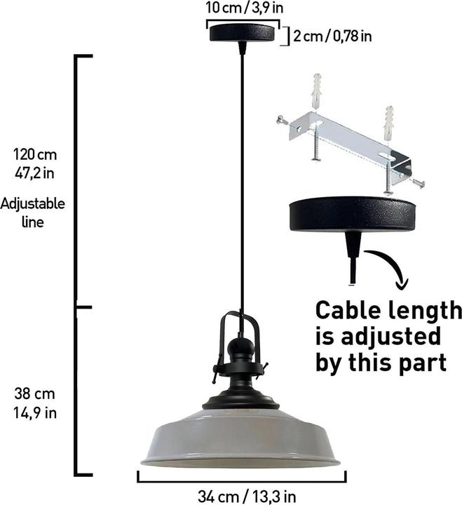 Productafbeelding Bamyum Asletl-Zwart (E27)