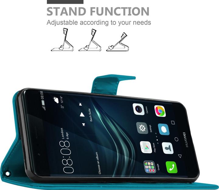 Produktbild Cadorabo Flower Book Cover (Huawei P9)