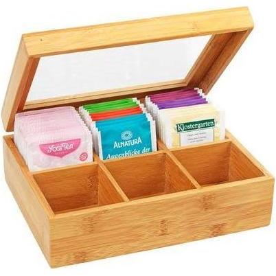Thumbnail - Zeller Present Teebeutelbox, Vorratsbehälter, Beige
