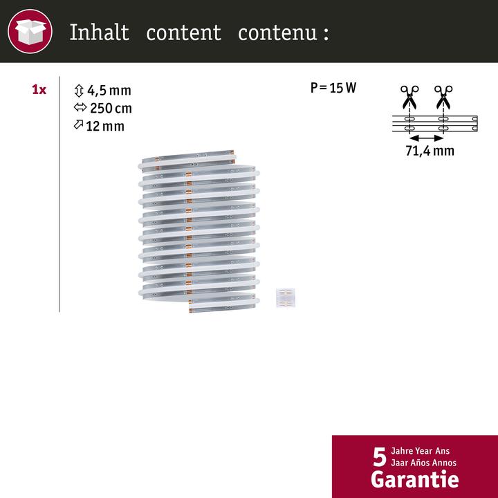 Actual product image Paulmann MaxLED 500 Stripe Set (RGBW, 250 cm, Indoor)