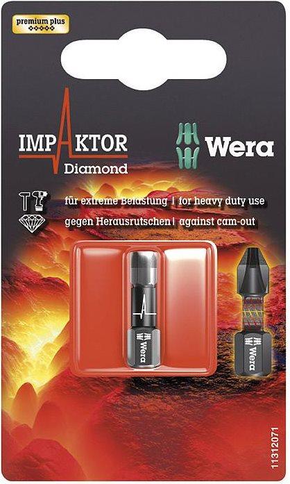 Actual product image Wera 840/1 IMP DC Hex-Plus 6,0 x 25 mm SB (6 x 25 mm)