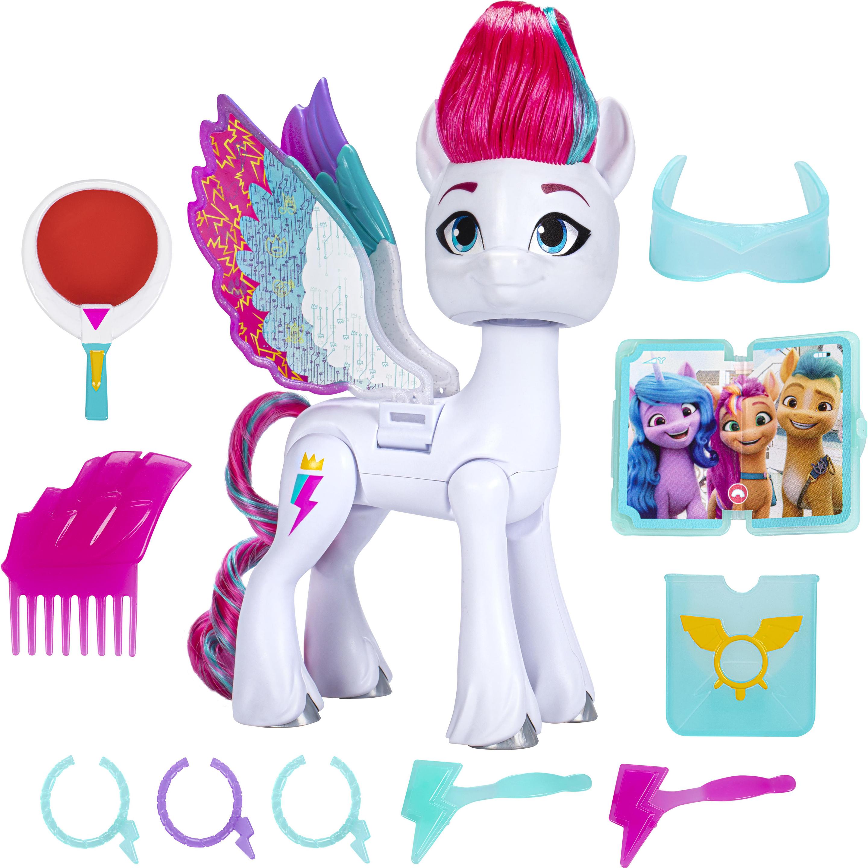 My Little Pony Zipp Storm Surprise Wings Fashion Doll con ali e accessori