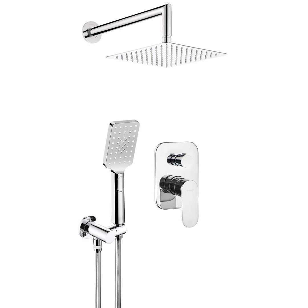 Deante, Beauty Geschenkset, Alpinia shower set Concealed shower set Chrome (NAC 09LP) (Haarpflege set)