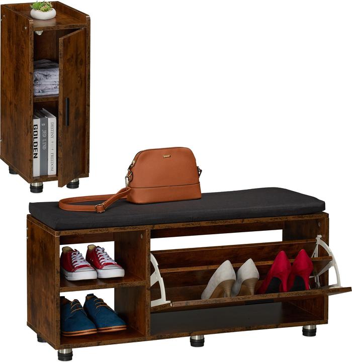 Produktbild Relaxdays Schuhbank (100 x 35.5 x 48.5 cm)