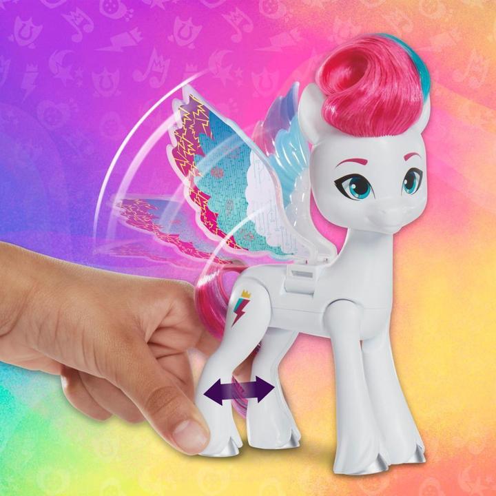 Actual product image My Little Pony Zipp Storm surprise wing fashion doll with wings and accessories