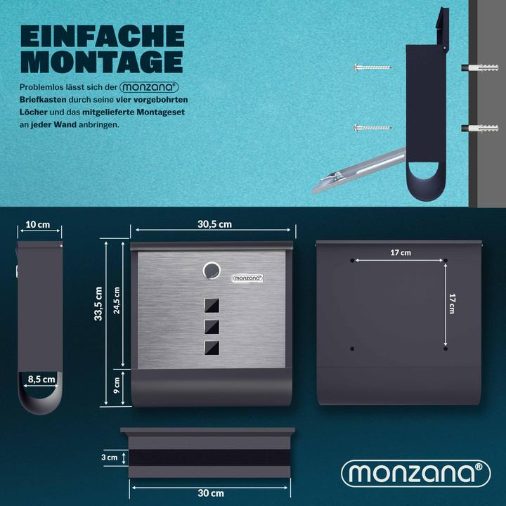 Image du produit Monzana Boîte aux lettres