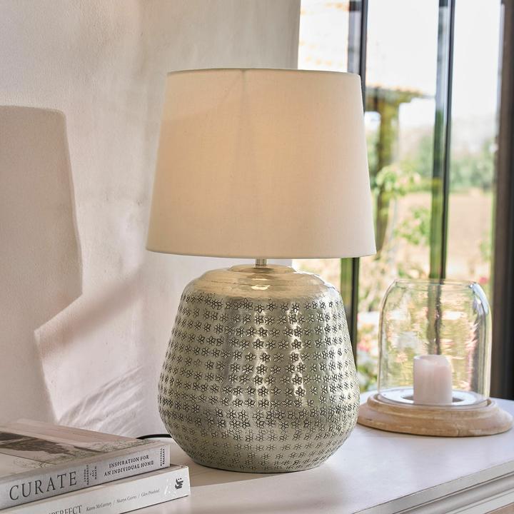 Image du produit Loberon Tischlampe Blancos silber (E27)