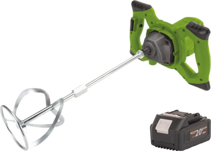 Produktbild Procraft PMM20 Akku Rührwerk 20 V Brushless + 1x Akku 4,0 Ah - ohne Ladegerät