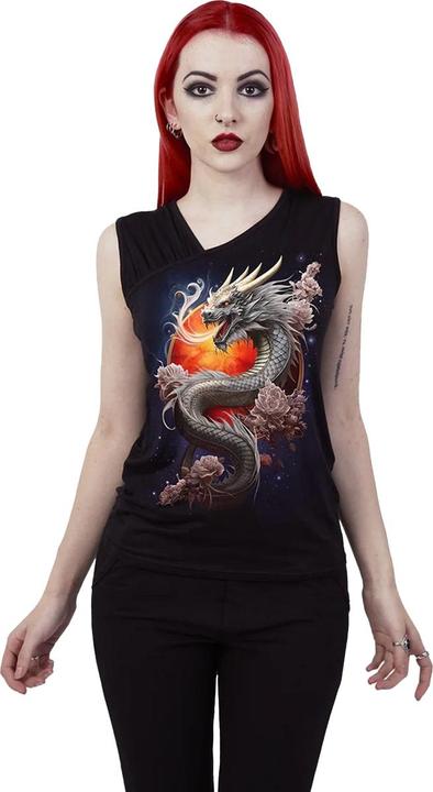 Actual product image Spiral Womens/Ladies Sun Dragon Sleeveless Tank Top (L)