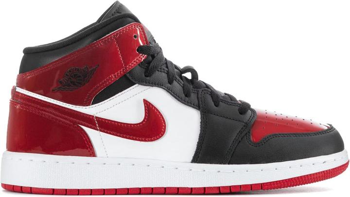 Image du produit Jordan 1 Mid Patent Bred Toe (GS) (40)