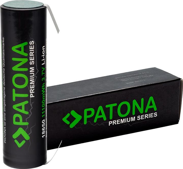 Patona Premium 18650 nickel strip battery (1 pcs., 18650, 3000 mAh)