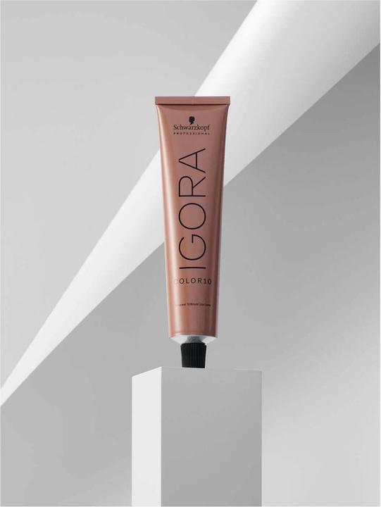 Produktbild Schwarzkopf Professional Igora Color 10 Permanent 10 Minute Color Cream (5-12 Hellbraun Cendré Asch)