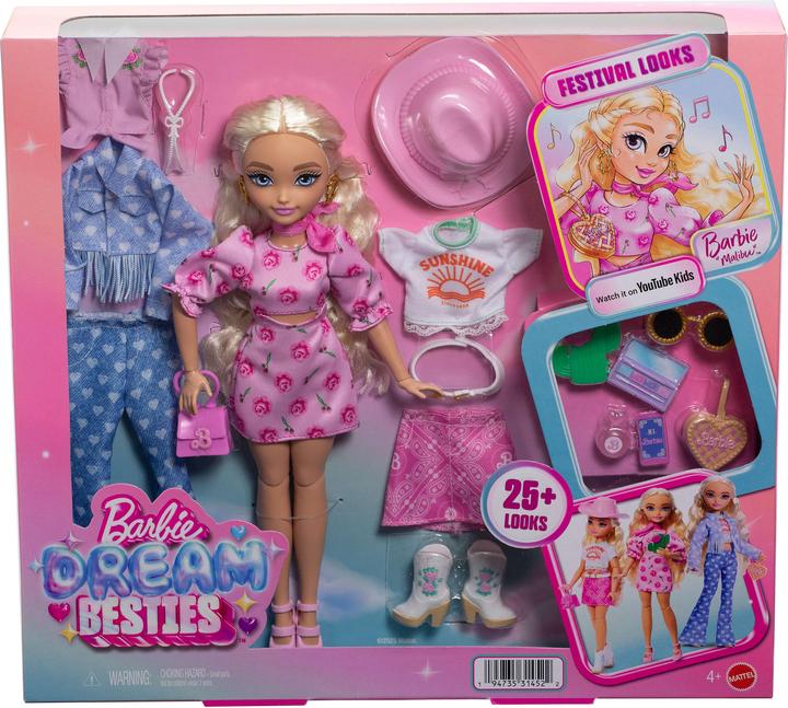 Image du produit Barbie Dream Besties Doll + Accy
