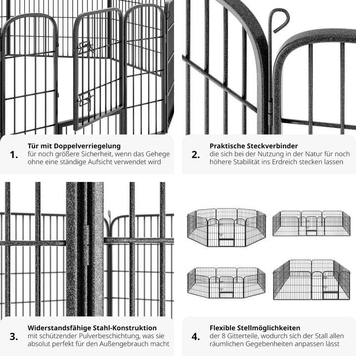 Image du produit tectake Parc pour chiots