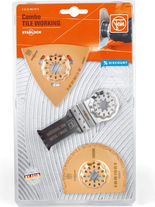 Produktbild Fein Zubehörset Combo Starlock, 3-teilig