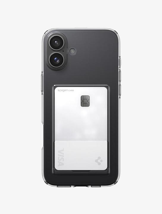 Actual product image Spigen Crystal Slot iPhone 16 Plus Case Crystal Clear (Apple iPhone 16 Plus)