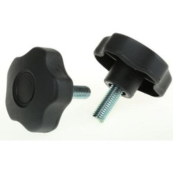 Rs Pro, Möbelausstattung, Star Knob with Steel Stud,M10x25,60dia