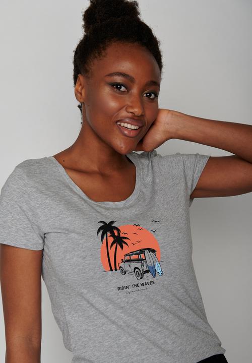 Immagine prodotto Greenbomb Women's Nature Beach Trip Loves T-Shirt (M)