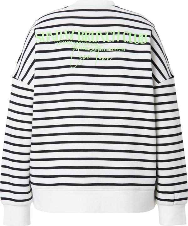 Produktbild Studio Untold Sweatshirt, oversized, Ringel, Statement (58)
