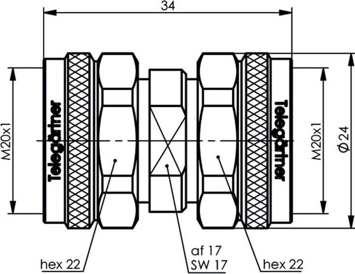 Immagine prodotto Telegärtner Connettore 4.3-10