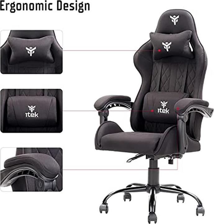 Immagine prodotto Itek Fauteuil Gamer compatibile Rombo FF10 (Noir)