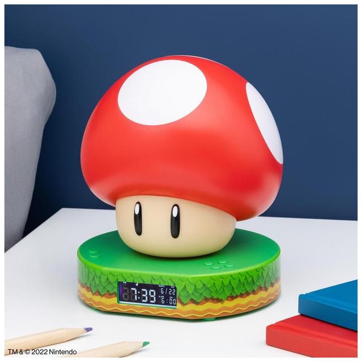 Actual product image Paladone Products Super Mario Mushroom Digital Alarm Clock
