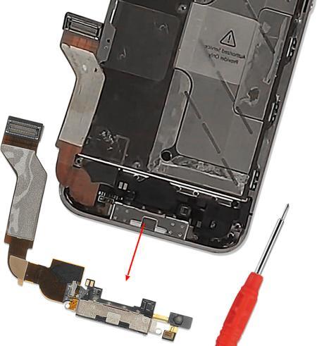 Produktbild Avizar Ladebuchse Ersatzteil iPhone 4S (Apple iPhone 4s)