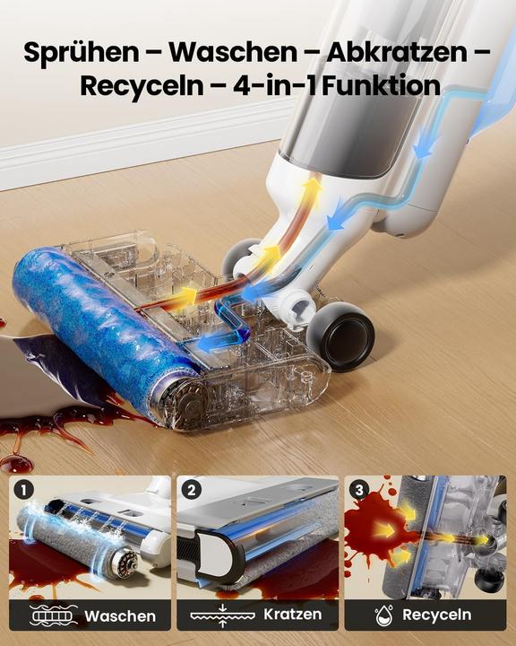 Actual product image Proscenic F10 Ultra Wet Dry Vacuum Cleaner (Vacuuming + mopping)