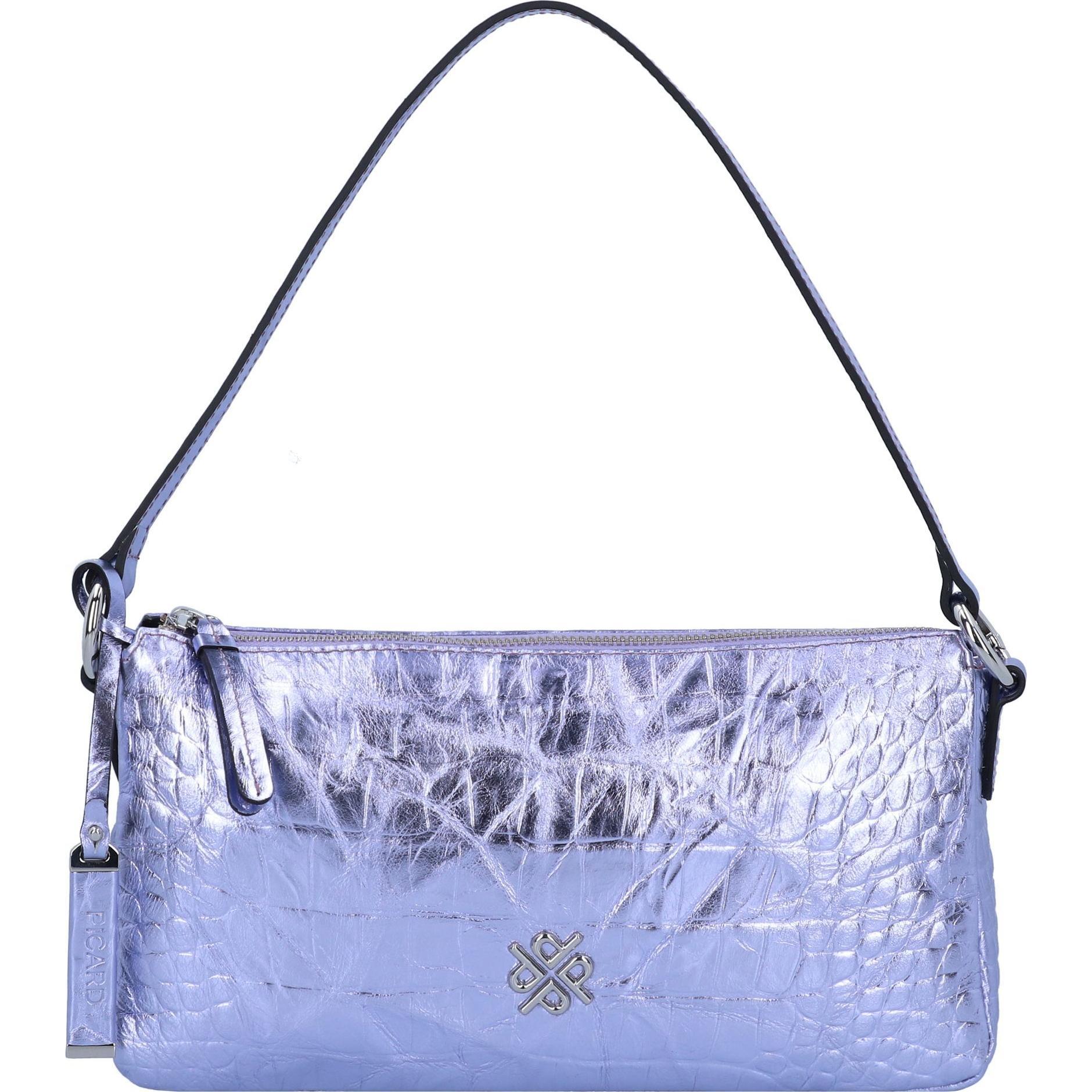 Picard, Handtasche, Go Wild Schultertasche Leder 27 cm, Violett