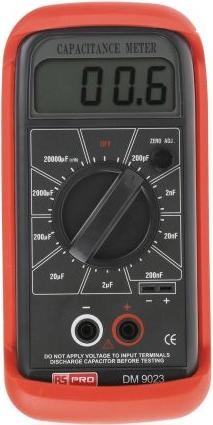 Actual product image Rs Pro Handheld capacitance meter with LCD