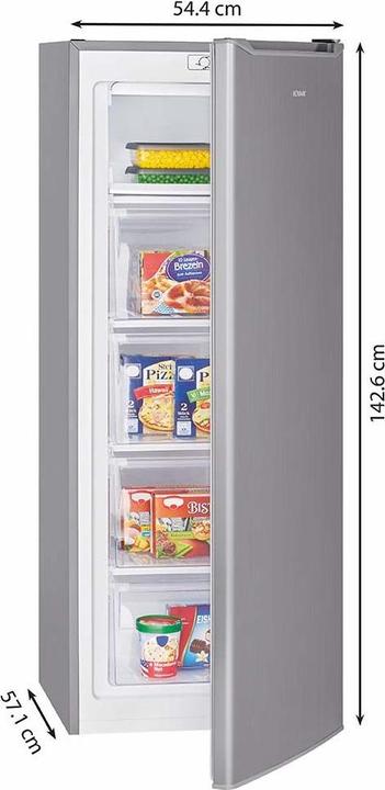 Produktbild Bomann GS 7340 ix-look Breite 54,5 cm, Fassungsvolumen 168 Liter (Freistehend, 168 l)