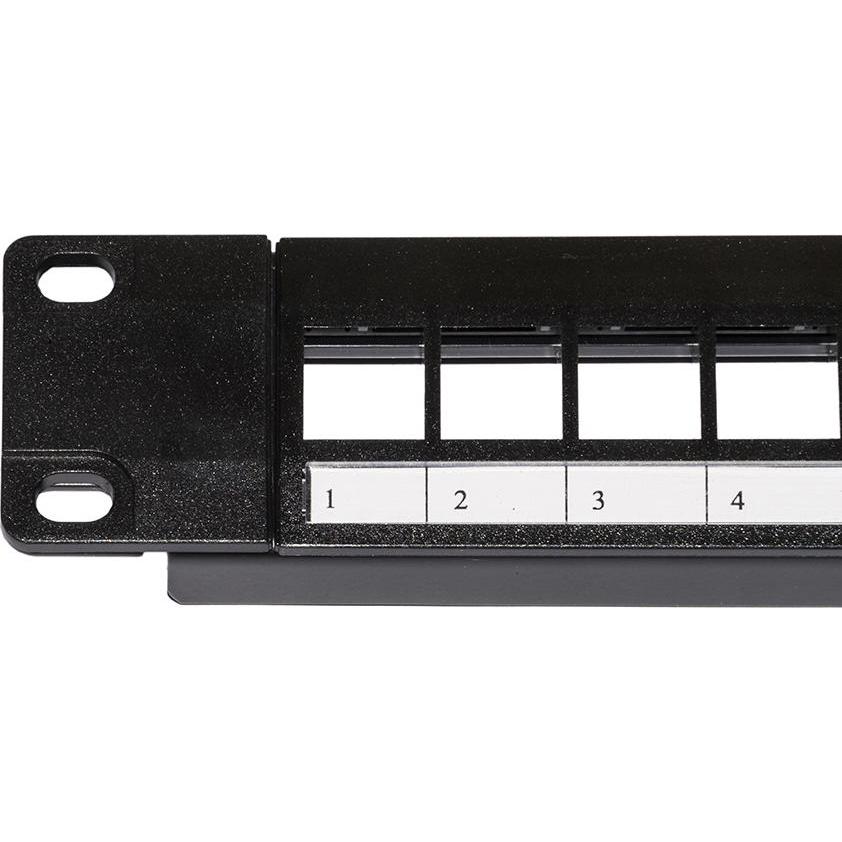Thumbnail - Link Patch Panel 24 Porte 19" Vuoto Colore Nero, Server Zubehör, Schwarz