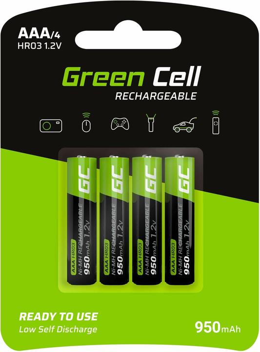 Produktbild GreenCell GR03 (4 Stk., AAA, 950 mAh)