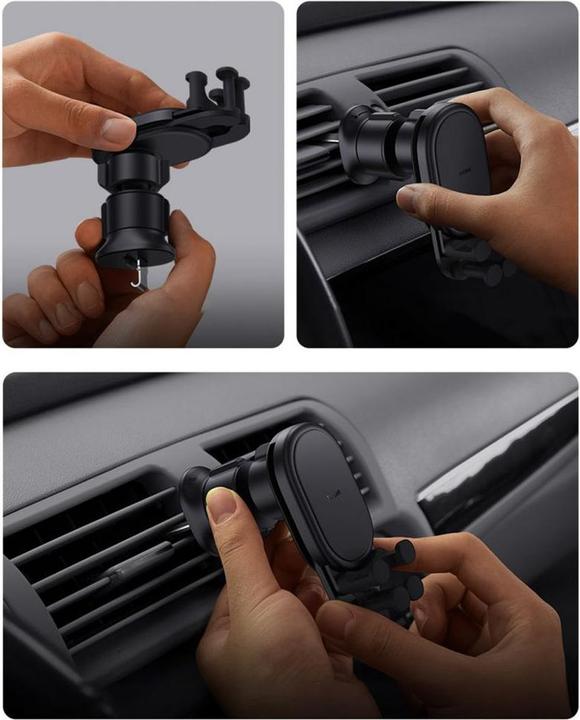 Produktbild Baseus Stable Gravitational Wireless Charging Car Mount Pro 15W (black)