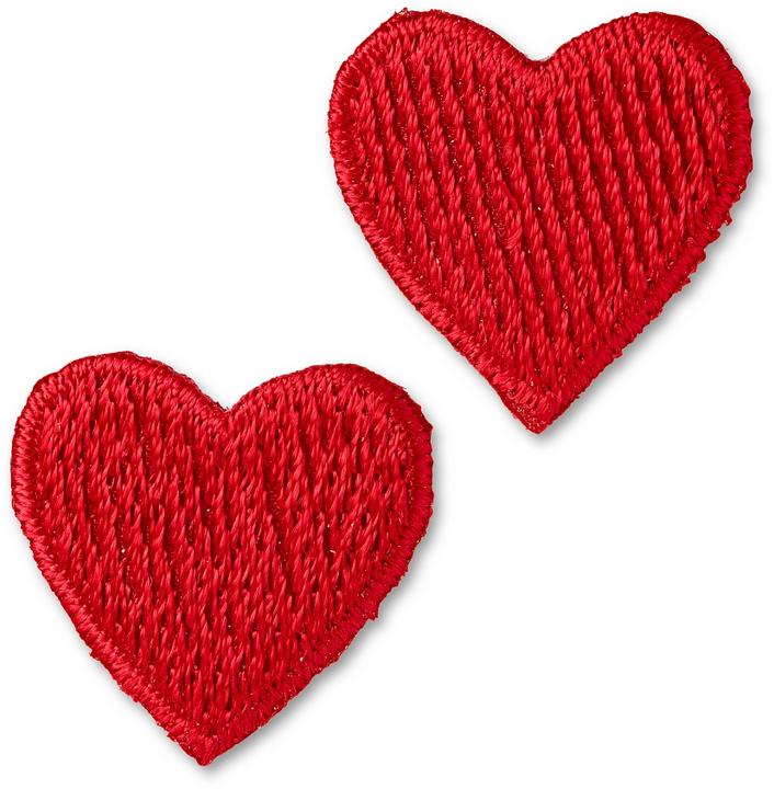 Prym Application Coeurs, rouge (2 pcs, 2 x 2 cm)
