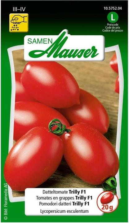 Image du produit Samen Mauser Datteltomate Trilly F1 (Graines de légumes)