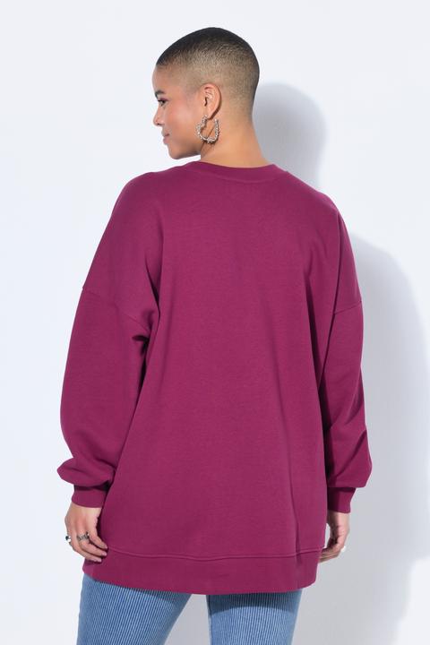 Actual product image Studio Untold Statement Patch Long Sleeve Sweatshirt (60)