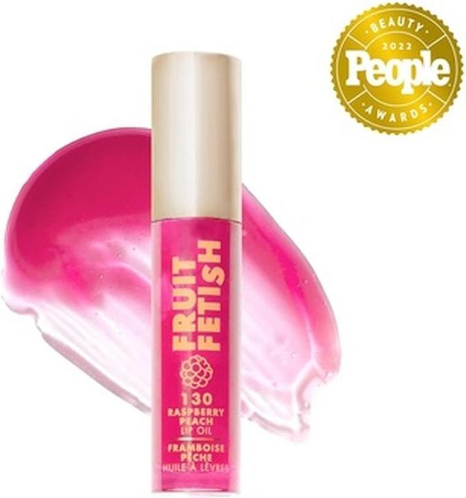 Actual product image Milani Fruit Fetish Lip Oil Raspberry Peach 130