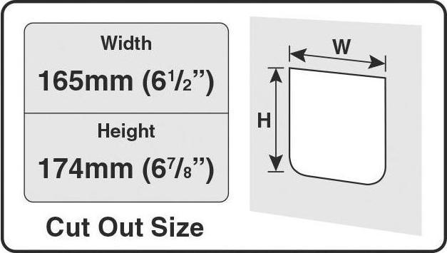 Produktbild Cat Mate 4-Wege-Katzenklappe (Magnetische Katzenklappe)