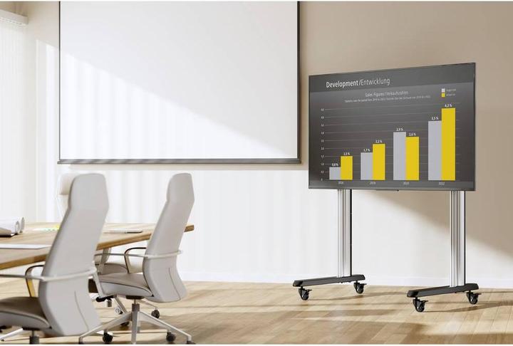 Produktbild SpeaKa Professional SP-DS-200 TV-Rollwagen Mit Diebstahlschutz 177.8 cm 70" - 304.8 120" (150 kg)