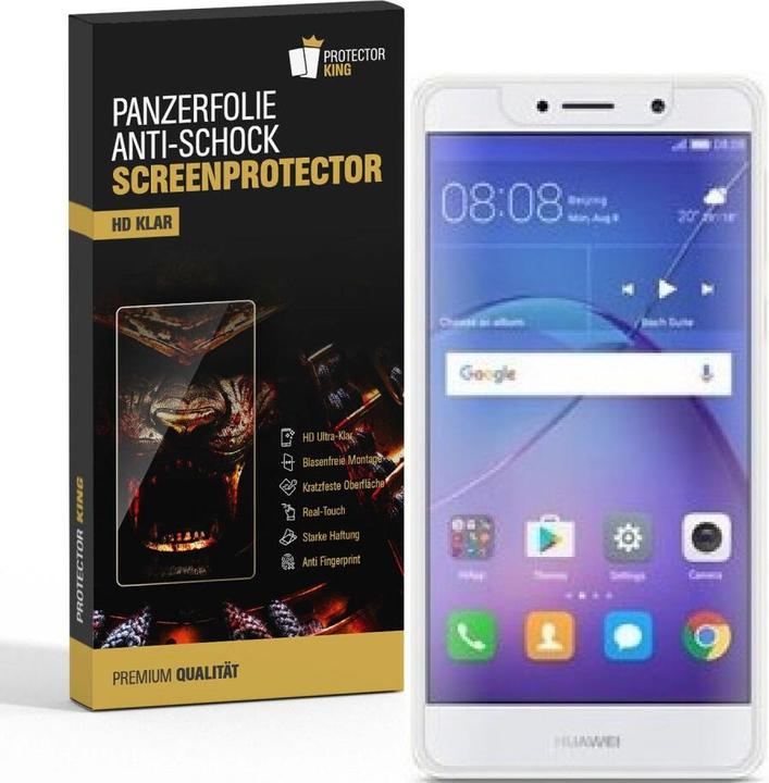 Actual product image Protectorking 3x Panzerfolie Anti-Shock HD Klar (3 Piece, Mate 9 Lite)