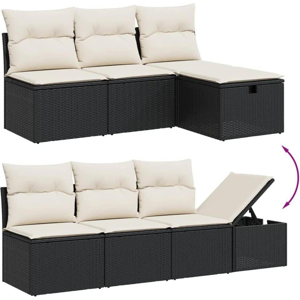 Thumbnail - VidaXL, Gartenlounge, 10-tlg. Garten-Lounge-Set mit Kissen