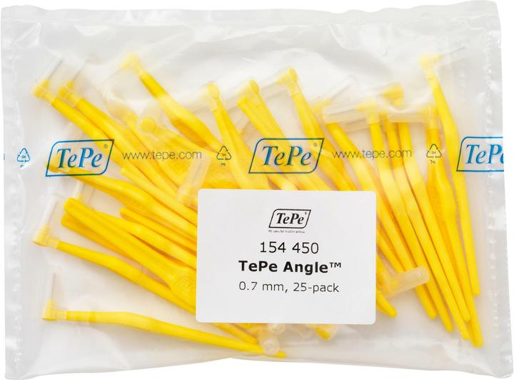 Actual product image TePe Angle interdental brush MULTIPACK yellow (25x, 0.70 mm)