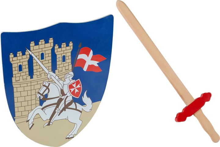 Produktbild Idena Schild und Schwert Kreuzritter, Holz