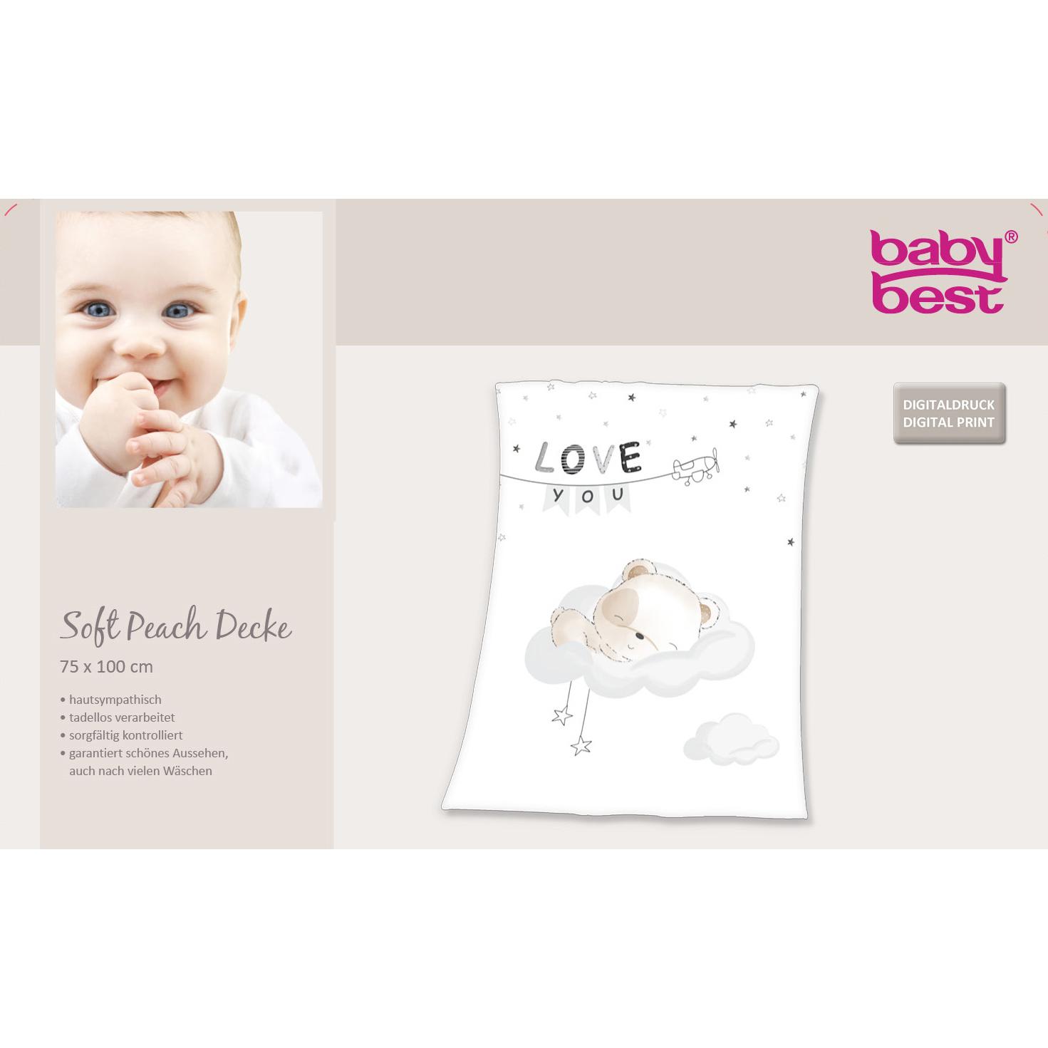 Thumbnail - Herding, Babydecke, Soft-Decke (100 x 75 cm)