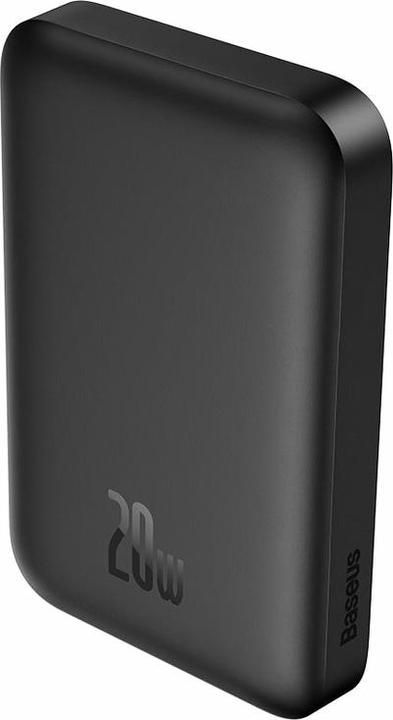 Actual product image Joyroom Mini Wireless PowerBank 20W Baseus (black) (6000 mAh, 20 W, 22.20 Wh)