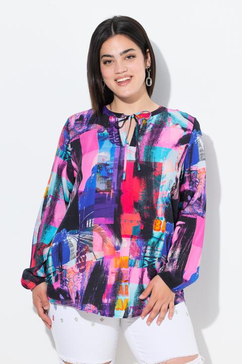Produktbild Angel of Style Bluse, A-Linie, Alloverdruck (44)