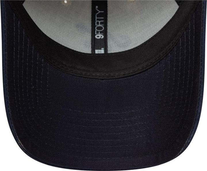 Produktbild New Era 9Forty Strapback Cap - Leinen Brand Script Beige