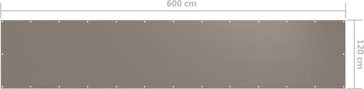 Produktbild vidaXL Sichtschutz Balkon (120 cm)